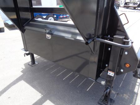 New 2027 Big Tex Trailer * 14GN-33D5A * 33ft Single Wheel Tandem Axle Gooseneck Trailer W/ Mega Ramps