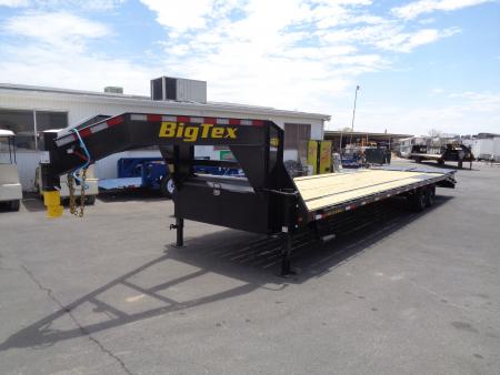 New 2027 Big Tex Trailer * 14GN-33D5A * 33ft Single Wheel Tandem Axle Gooseneck Trailer W/ Mega Ramps