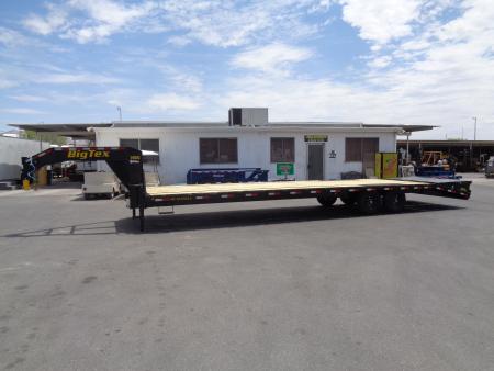 New 2027 Big Tex Trailer * 14GN-33D5A * 33ft Single Wheel Tandem Axle Gooseneck Trailer W/ Mega Ramps