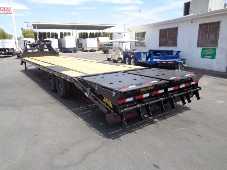 New 2027 Big Tex Trailer * 14GN-33D5A * 33ft Single Wheel Tandem Axle Gooseneck Trailer W/ Mega Ramps
