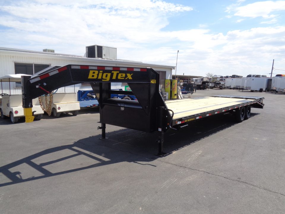 New 2027 Big Tex Trailer * 14GN-30D5A * 30ft Single Wheel Tandem Axle Gooseneck Trailer W/ Mega Ramps