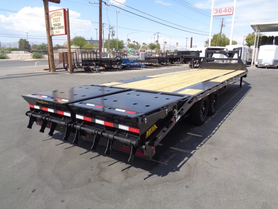 New 2027 Big Tex Trailer * 14GN-30D5A * 30ft Single Wheel Tandem Axle Gooseneck Trailer W/ Mega Ramps