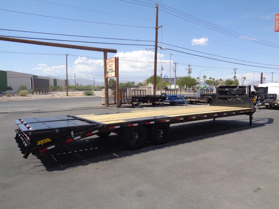 New 2027 Big Tex Trailer * 14GN-30D5A * 30ft Single Wheel Tandem Axle Gooseneck Trailer W/ Mega Ramps