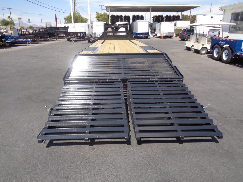 New 2027 Big Tex Trailer * 14GN-30D5A * 30ft Single Wheel Tandem Axle Gooseneck Trailer W/ Mega Ramps