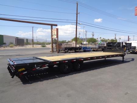 New 2027 Big Tex Trailer * 14GN-30D5A * 30ft Single Wheel Tandem Axle Gooseneck Trailer W/ Mega Ramps