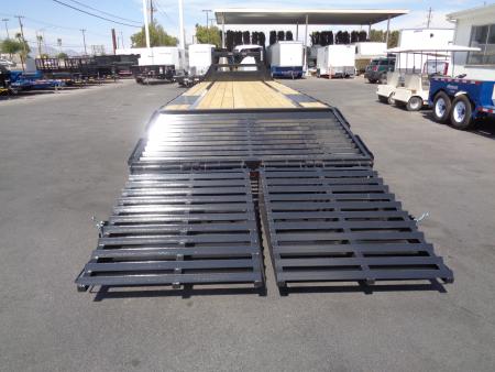 New 2027 Big Tex Trailer * 14GN-30D5A * 30ft Single Wheel Tandem Axle Gooseneck Trailer W/ Mega Ramps