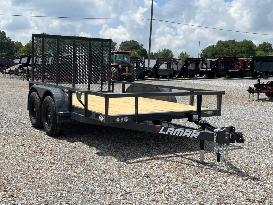 New 2027 Lamar Utility Trailer | 77" x 12' | 7K GVWR
