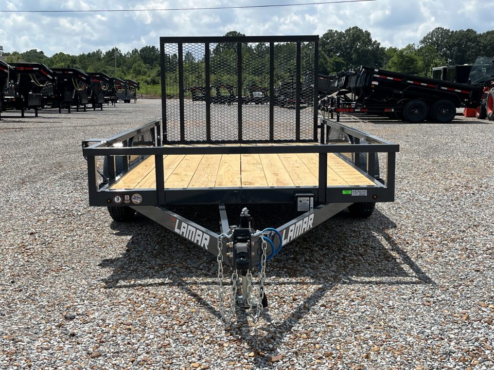 New 2027 Lamar Utility Trailer | 77" x 12' | 7K GVWR