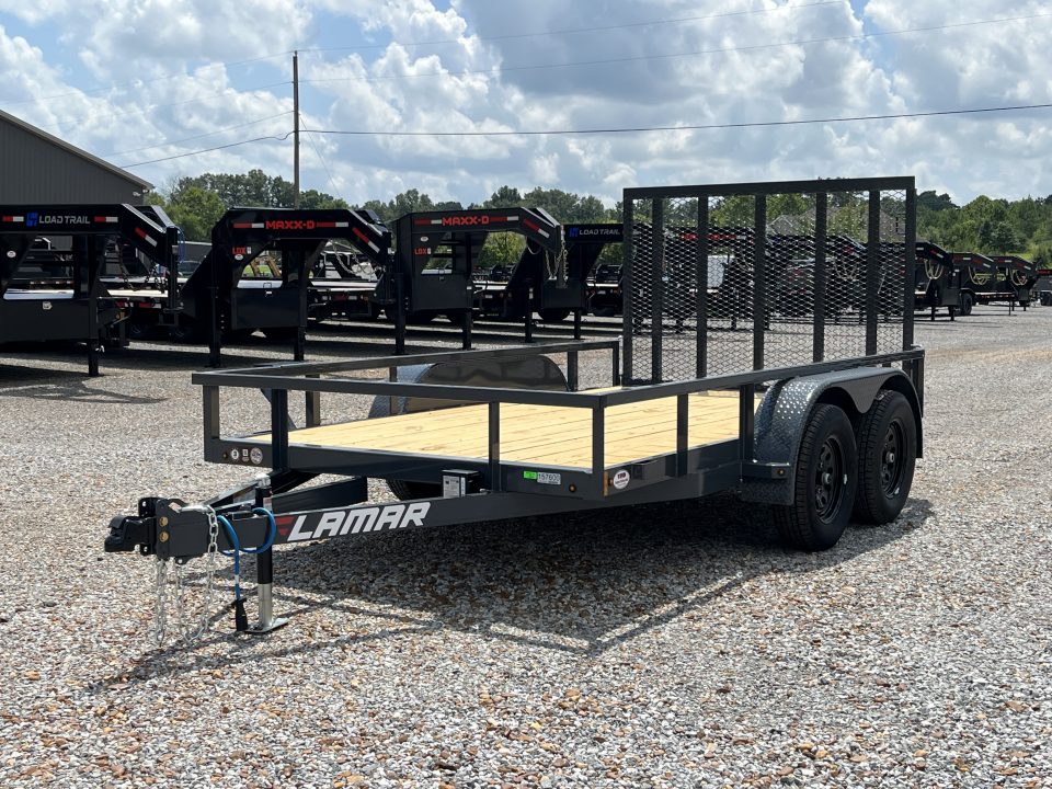 New 2027 Lamar Utility Trailer | 77" x 12' | 7K GVWR