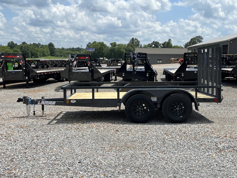 New 2027 Lamar Utility Trailer | 77" x 12' | 7K GVWR