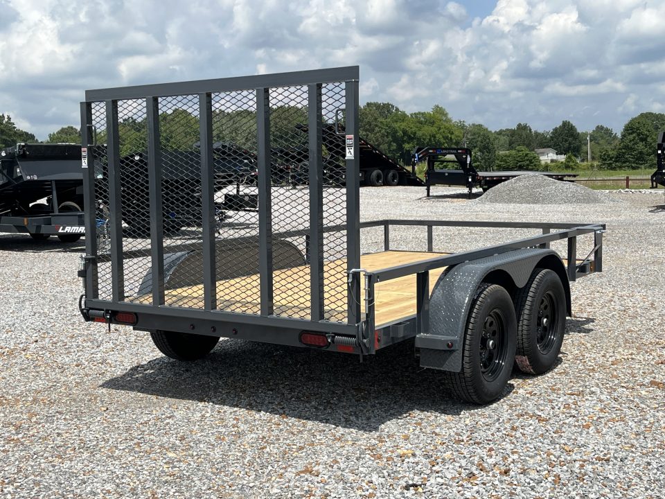 New 2027 Lamar Utility Trailer | 77" x 12' | 7K GVWR