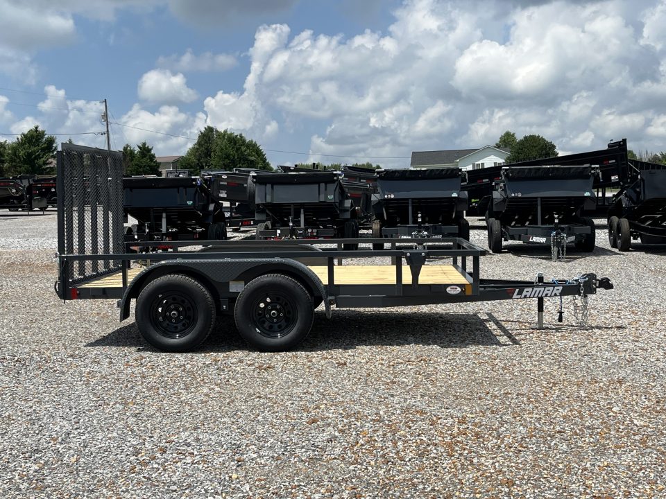 New 2027 Lamar Utility Trailer | 77" x 12' | 7K GVWR