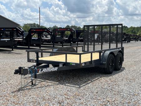 New 2027 Lamar Utility Trailer | 77" x 12' | 7K GVWR