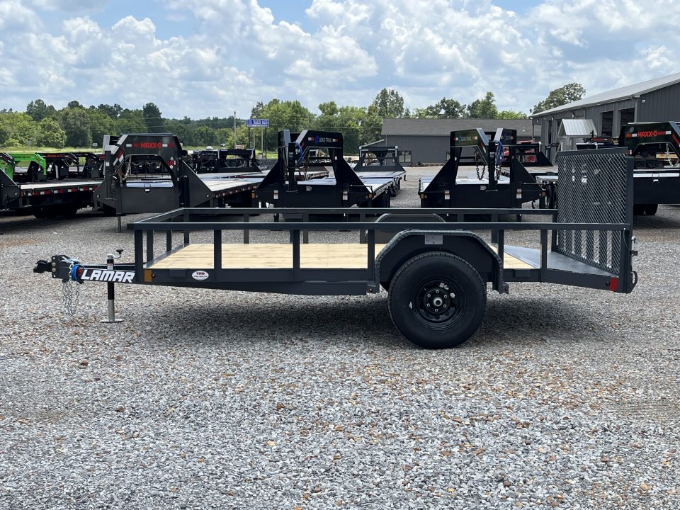 New 2027 Lamar 83"X12' 5K Utility Trailer