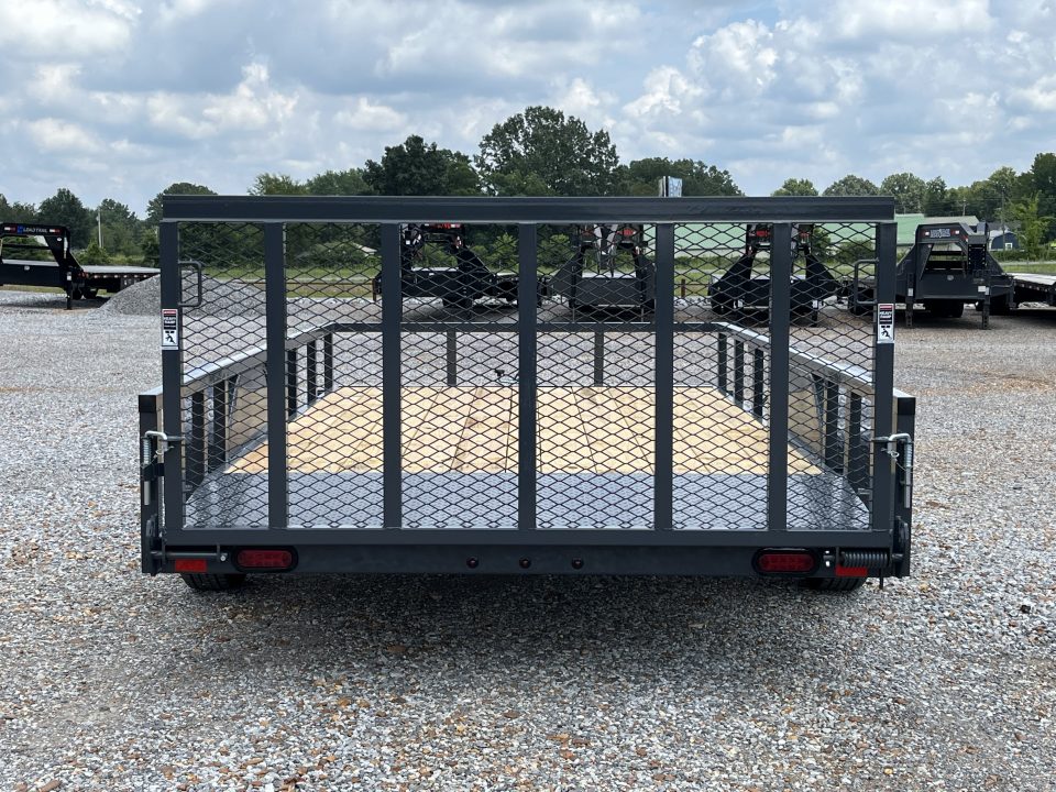 New 2027 Lamar 83"X12' 5K Utility Trailer