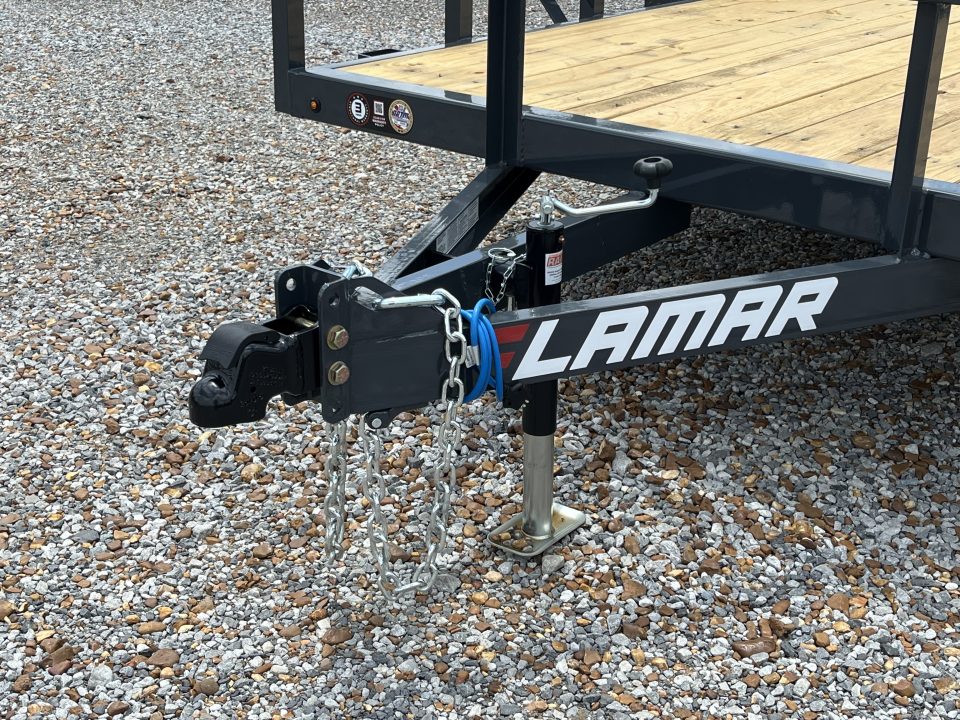 New 2027 Lamar 83"X12' 5K Utility Trailer