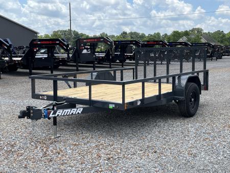 New 2027 Lamar 83"X12' 5K Utility Trailer