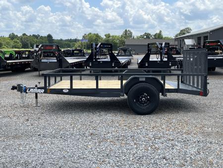 New 2027 Lamar 83"X12' 5K Utility Trailer