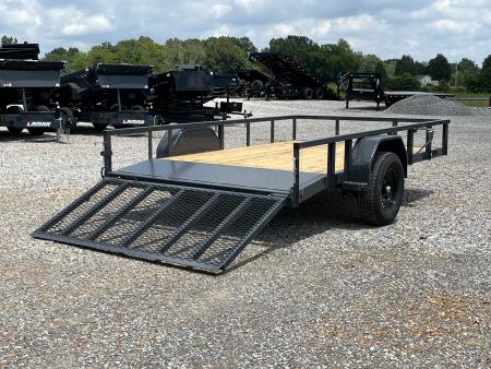 New 2027 Lamar 83"X12' 5K Utility Trailer