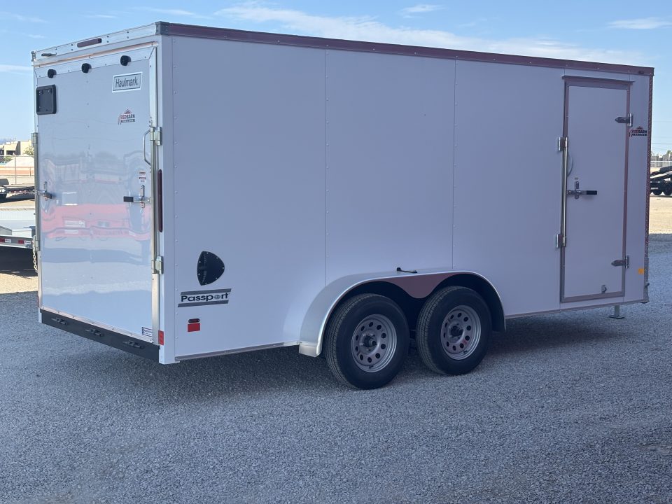 New 2027 Haulmark 7X16 7K RMP DOOR 6'6"HGT Cargo / Enclosed Trailer