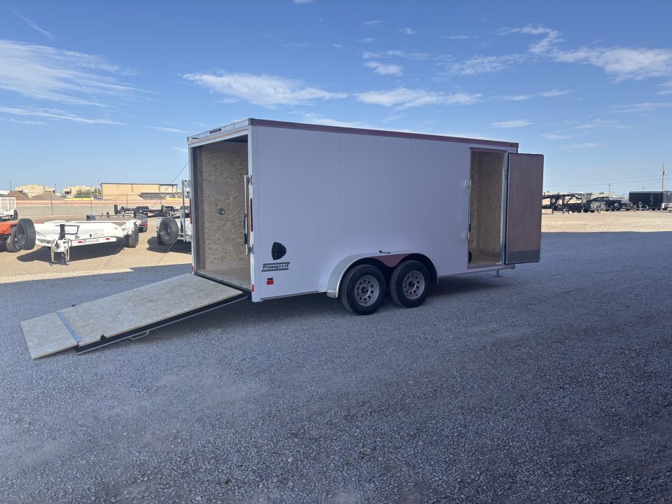 New 2027 Haulmark 7X16 7K RMP DOOR 6'6"HGT Cargo / Enclosed Trailer
