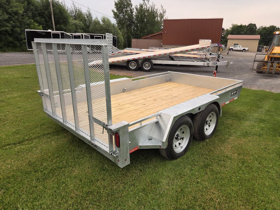 New 2026 Galvanized 7'x12' TA-3500 Utility Trailer