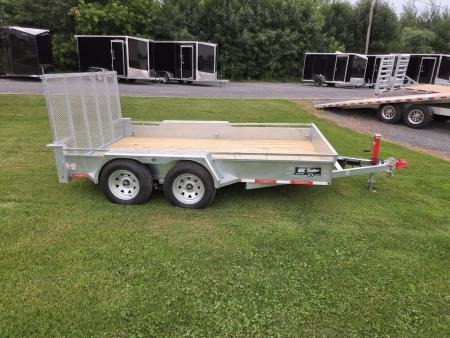 New 2026 Galvanized 7'x12' TA-3500 Utility Trailer