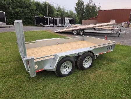 New 2026 Galvanized 7'x12' TA-3500 Utility Trailer