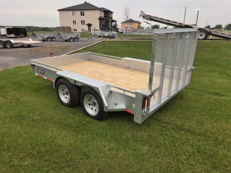New 2026 Galvanized 7'x12' TA-3500 Utility Trailer