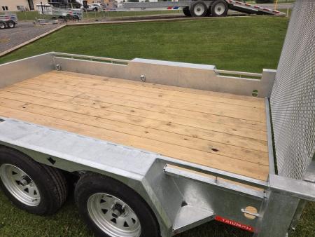 New 2026 Galvanized 7'x12' TA-3500 Utility Trailer