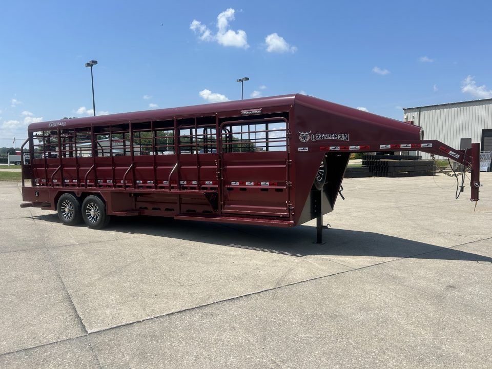 New 2027 Ascend Industries 6'8"x24' Cattleman Stock Trailer