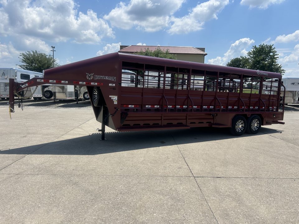 New 2027 Ascend Industries 6'8"x24' Cattleman Stock Trailer