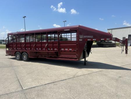New 2027 Ascend Industries 6'8 x24' Cattleman Stock Trailer