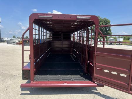 New 2027 Ascend Industries 6'8"x24' Cattleman Stock Trailer