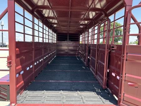 New 2027 Ascend Industries 6'8"x24' Cattleman Stock Trailer