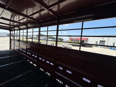 New 2027 Ascend Industries 6'8"x24' Cattleman Stock Trailer