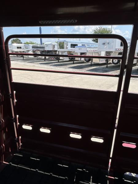 New 2027 Ascend Industries 6'8"x24' Cattleman Stock Trailer