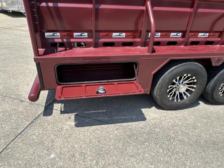 New 2027 Ascend Industries 6'8"x24' Cattleman Stock Trailer
