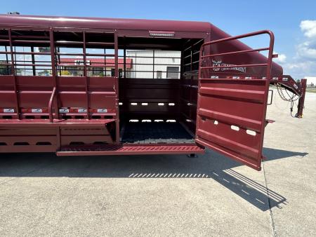New 2027 Ascend Industries 6'8"x24' Cattleman Stock Trailer