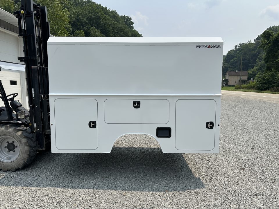 New Dura Mag Truck Bodies S-Series Aluminum 63" Canopy Service Body 60"ca Cab and Chassis SRW