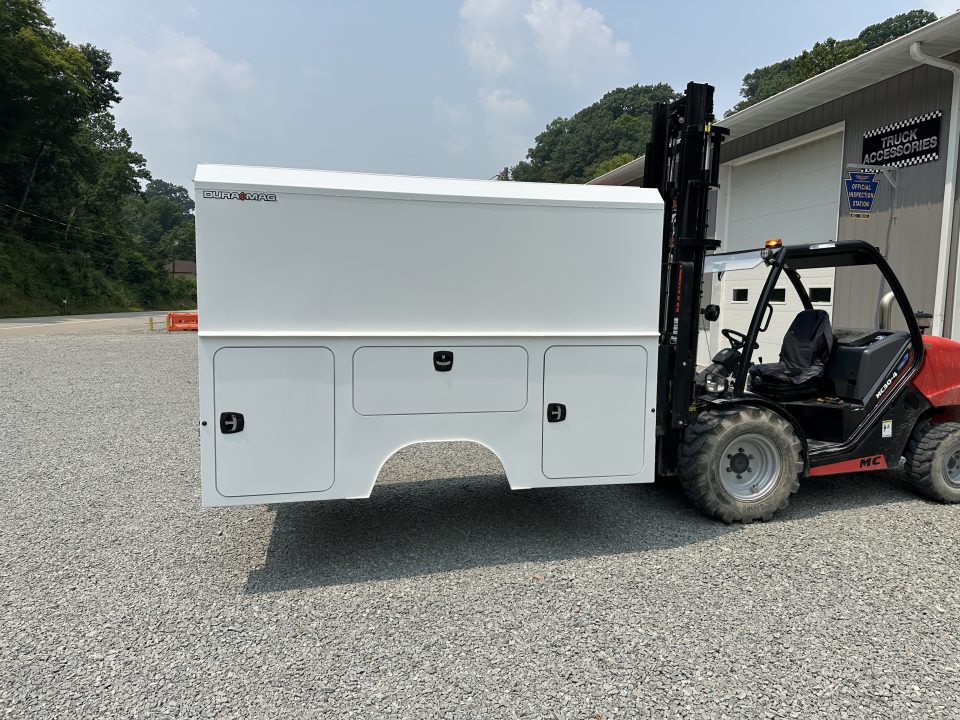 New Dura Mag Truck Bodies S-Series Aluminum 63" Canopy Service Body 60"ca Cab and Chassis SRW