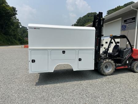 New Dura Mag Truck Bodies S-Series Aluminum 63" Canopy Service Body 60"ca Cab and Chassis SRW
