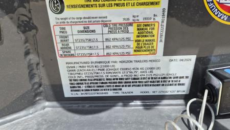 New 2026 Horizon Trailers HET 24' x 102" x 25" BP 21K TILT Equipment Trailer