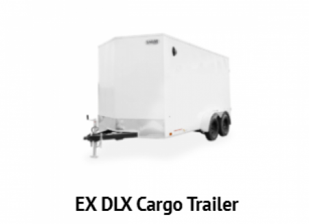 New 2026 Cargo Express 7 x 16 EX DLX Flat Top V-Nose 7K Cargo / Enclosed Trailer