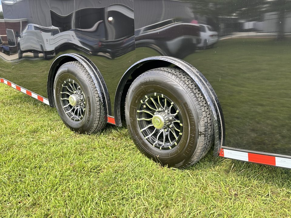 New 2026 Rock Solid Cargo 8.5x28 Car Hauler-7000LB Spread Torsion- RECESSED E-TRACK - HD RAMP- Bogey Wheels