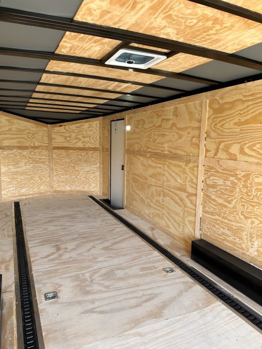 New 2026 Rock Solid Cargo 8.5x28 Car Hauler-7000LB Spread Torsion- RECESSED E-TRACK - HD RAMP- Bogey Wheels