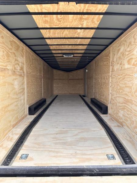 New 2026 Rock Solid Cargo 8.5x28 Car Hauler-7000LB Spread Torsion- RECESSED E-TRACK - HD RAMP- Bogey Wheels