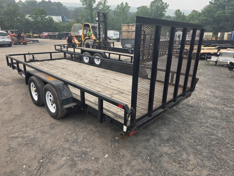 Used 2019 Sure-Trac 7X18 7K - TUBE TOP Utility Trailer