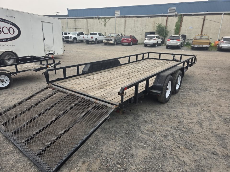 Used 2019 Sure-Trac 7X18 7K - TUBE TOP Utility Trailer
