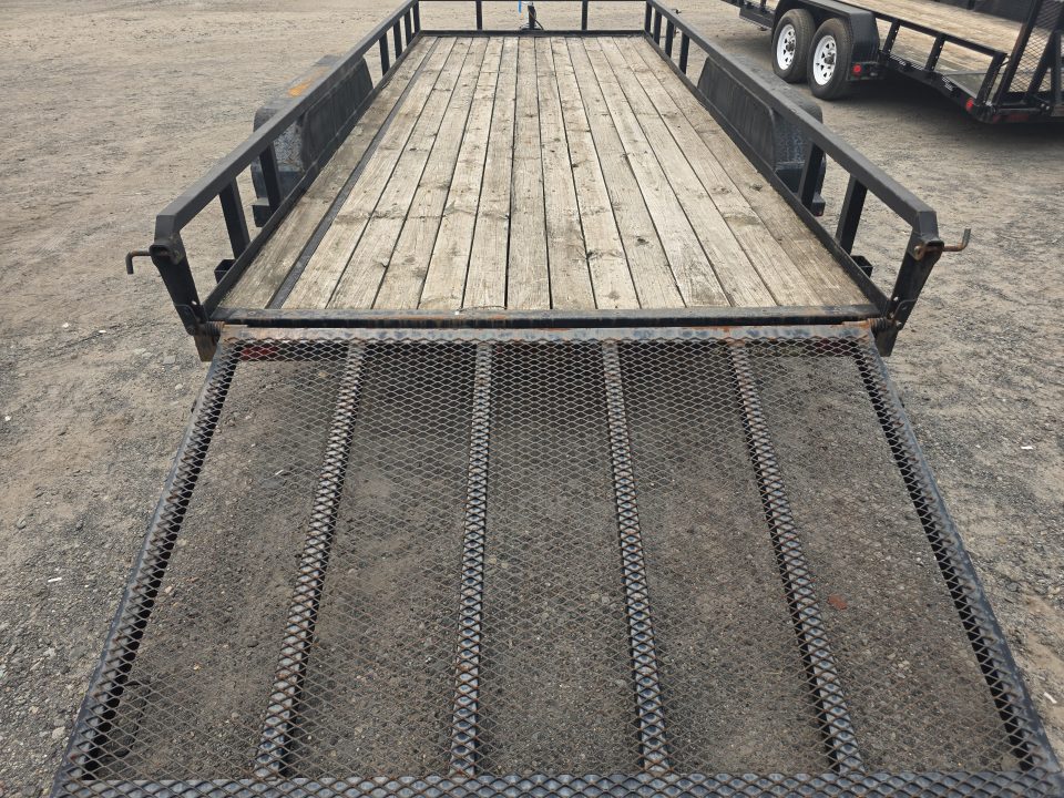 Used 2019 Sure-Trac 7X18 7K - TUBE TOP Utility Trailer